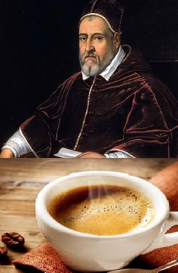 Paus Clemens VIII en een tasje koffie