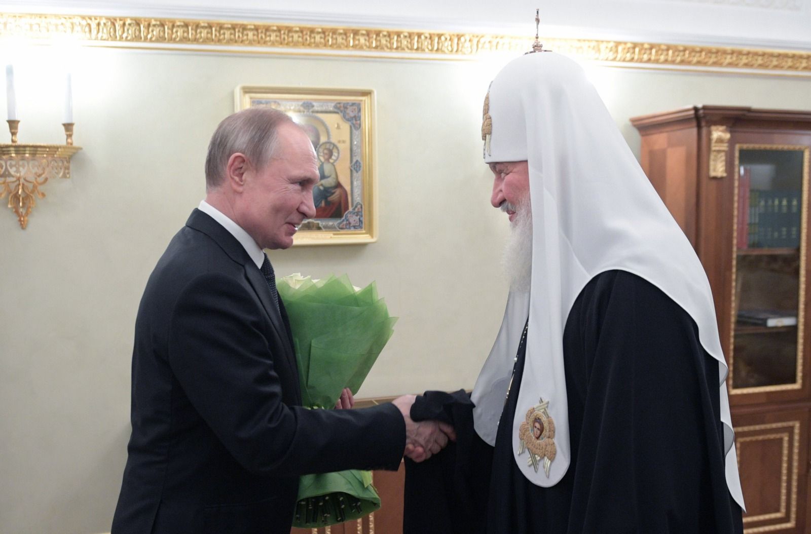 President Poetin en Partiarch Kirill.