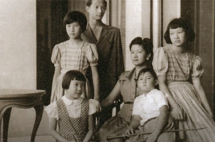 Keizerin Nam Phuong en haar kinderen