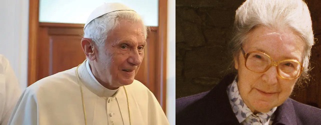 Paus Benedictus XVI & Moeder Julia