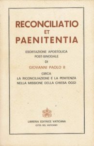 Reconciliatio et Paenitentia