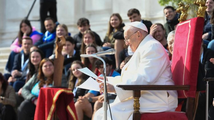 Paus Franciscus in Venetië 2024