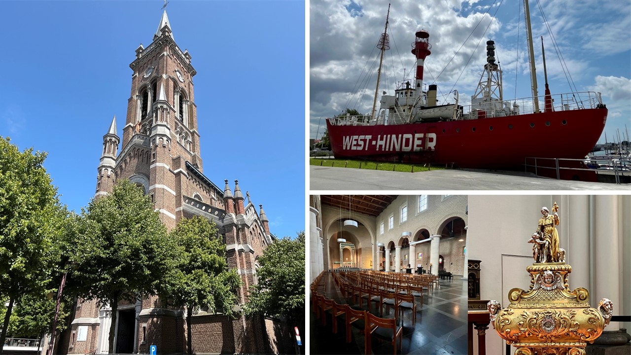 Pelgrim in Eigen land slot Kusttocht