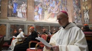 260226 Paus Leo XIV in retraite voor de Vasten gepredikt door mgr. Erik Varden 260226 Paus Leo XIV in retraite voor de Vasten gepredikt door mgr. Erik Varden