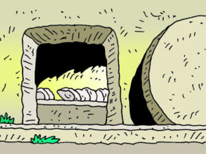 lege graf – Pasen – Verrijzenis