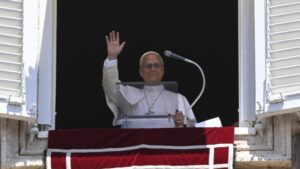 260621 Paus Leo XIV tijdens het angelus