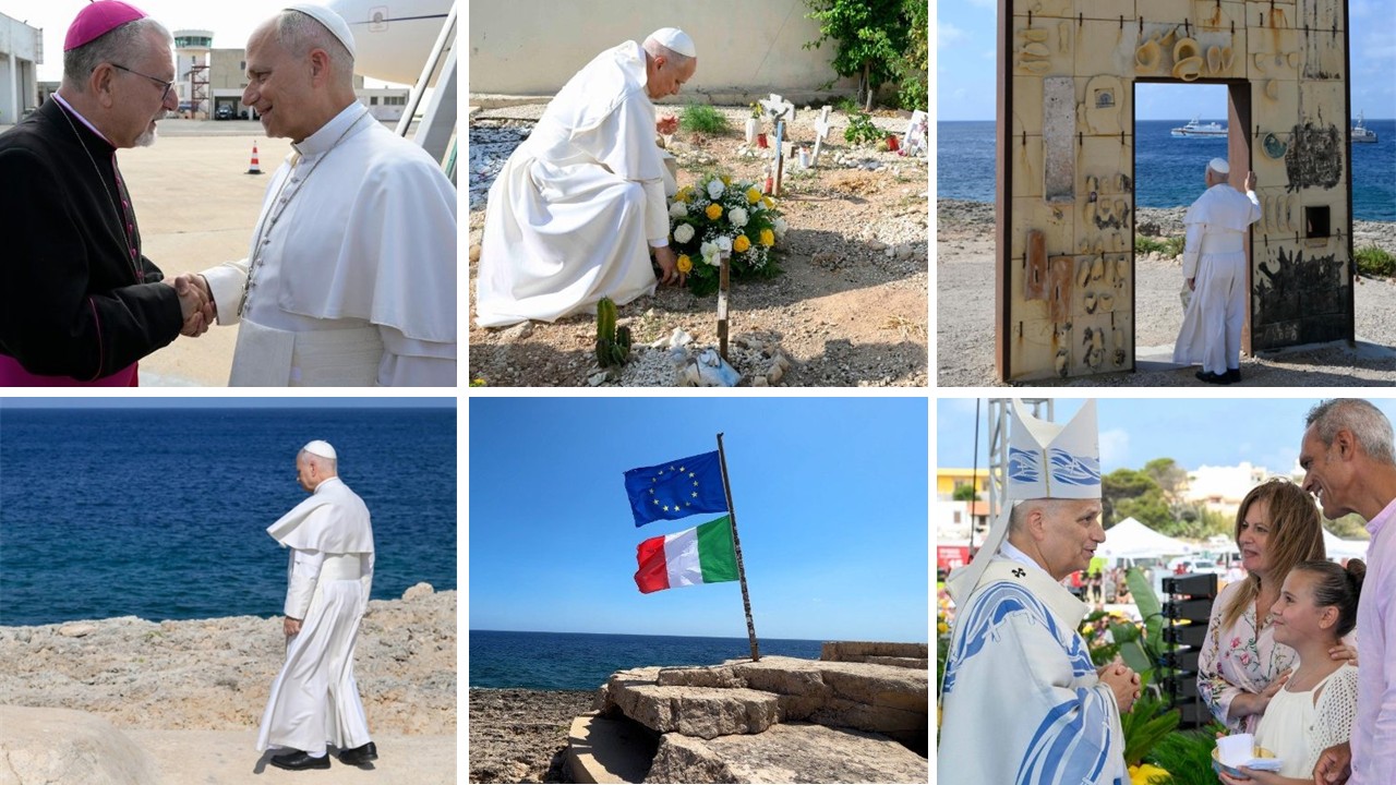 Radio vaticaan. Pastoraal bezoek van paus Leo XIV aan Lampedusa episode artwork