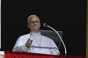 260802 Paus Leo XIV tijdens angelus 260802 Paus Leo XIV tijdens angelus