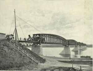 Novosibirsk Brug met zeven bogen