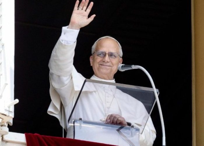 250727 Paus Leo XVI tijdens het Angelus